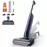 Ultenic AC1 Triflex Nass Trockensauger, 180° Lay-Flat Saugwischer Kabellos, 55 Min Laufzeit, Selbstreinigungsfunktion, ideal für Hartböden sowie Haushalte mit Haustieren und Kindern