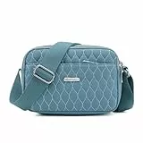 YANAIER Handtasche Damen Umhängetasche Kleine Tasche Schultertasche Frauen Kleine GeldböRse Brieftasche Mode Damentaschen (Himmelblau-2)