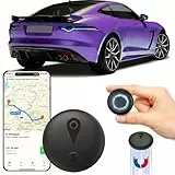 GPS Tracker Auto(Kompatibel mit iOS & Android) GPS Tracker Auto Ohne ABO Integrierte,2026 Neues Globale Abdeckung Weltweite IP67 für Autos,Motorräder,Fahrrad,Starke Magnetische Saugkraft