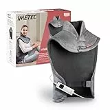 Imetec Intellisense Total, Heizkissen für Rücken, Nacken und Schultern, Intellisense-Technologie, doppelt waschbarer Stoff, 4 Temperaturen, Sicherheitsvorrichtung, 68x69 cm