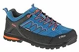 CMP Herren Moon Low Trekking Shoe WP Walking-Schuh, DEEP Lake-Antracite, 45 EU