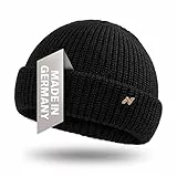 NYTTED® Troyer Mütze Damen & Herren - Made in Germany - Fisherman Beanie aus 100% feinster Schurwolle I Winter Mütze Herren I Troyer Damen Troyer Herren I Fischermütze Herren