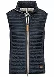 camel active Damen Steppweste aus recyceltem Polyamid Dunkelblau, womenswear-46