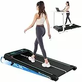 CITYSPORTS Laufband mit Steigung,  Walking Pad mit 11 %–14 % Neigung, LED-Anzeige & Lichteffekt, 1–6 km/h, Laufband für Zuhause & Büro mit Fernbedienung (Green)