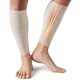 CAMBIVO Wadenbandage x2, Kompressionsstrümpfe Herren Damen, Waden Kompression, Kompressionssocken ohne fuß für Sport, Laufen, Schwellung, Muskelfaserriss