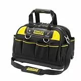 STANLEY FatMax Werkzeugtasche mehrzeitig zugängliche Tasche, mit zwei großen Verstaumöglichkeiten für Hand und Elektrowerkzeug, freistehend, bis 25 kg belastbar - FMST1-73607