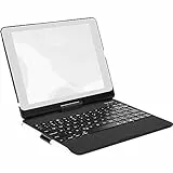 Targus THZ857DE VersaType für iPad (9./8./7. Gen.) 10,2-Zoll, iPad Air 10,5-Zoll, iPad Pro 10,5-Zoll (Deutsch), Schlaf- / Wachfunktion - Schwarz
