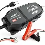 ABSINA 12V & 24V Batterieladegerät KFZ 7,5 A für Blei Batterie bis 240Ah / 12,8V Lithium - Ladegerät 24V & 12V für Auto Wohnmobil LKW UVM - Erhaltungsladegerät, Batterie Ladegerät Autobatterie