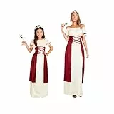 Boland - Kinderkostüm Mittelalter Burgfräulein, Faschingskostüm für Mottoparty oder Karneval, Kleid für Märchenkostüm