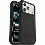 OtterBox Defender Series Pro MagSafe Hülle für iPhone 17 Pro Max, stoßfest, sturzsicher, extrem robust, Schutzhülle, 7X getestet nach Militärstandard, Schwarz