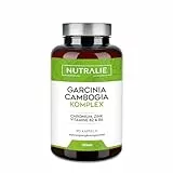 Garcinia Cambogia 2000mg - 60% HCA - Chrom Zink B2 B6 - Für Frauen und Männer - 90 Kapseln Garcinia Complex Nutralie