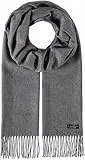 FRAAS Cashmink Schal 35 x 200 cm - Weicher als Kaschmir - Made in Germany - Schal einfarbig für Damen und Herren - Perfekt für Herbst und Winter Grau