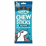 Lily's Kitchen Kausticks mit natürlichen Inhaltsstoffen Lachs Leckerli für Hunde 120g