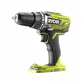 RYOBI 18V ONE+ Akku-Bohrschrauber R18DD3-0 (50Nm Drehmoment, 2-Gang, 13mm Schnellspannbohrfutter, LED-Beleuchtung, ohne Akku und Ladegerät)