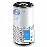 LEVOIT HEPA Luftreiniger für Allergiker, CADR 433m³/h bis 90㎡ Raucherzimmer Wohnung, Luftfilter gegen 99,97% von Schimmel Staub Gerüche, PM2,5 Luftqualitätsanzeige, Automodus, App Alexa Steuerung