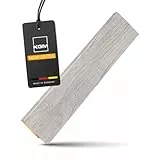 KGM Sockelleiste Mega – foliert Eiche MDF Fußbodenleiste – Maße: 2400 x 16 x 58 mm – 1 Stück