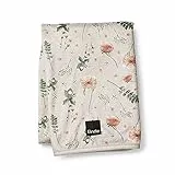 Elodie Details Babydecke Kuscheldecke Kinderwagendecke aus Oeko-Tex Pearl Velvet Extra Weich und Warm 75 x 100 cm - Meadow Blossom