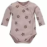 Pinokio Baby - Mädchen Bodysuits Long Sleeve Buttoned Underwear, Pink Flower Happiness, 74 EU