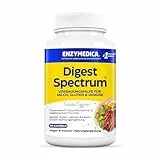 Enzymedica - Digest Spectrum, für eine gesunde Verdauung, angezeigt für mehrere Nahrungsmittelintoleranzen, visiert Gluten, Laktose, Casein und Phenole, vegan, 90 Kapseln