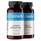 Lutein & Zeaxanthin Komplex – 200 Stück Nahrungsergänzung mit Vitamin A von BIOHERBA PZN 19642379