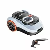 Navimow i208 LiDAR Mähroboter ohne Begrenzungskabel für 800 m² mit Garage M, Geländereifen für Hänge bis 45% Neigung, LiDAR und Vision Dual System, EIN-TIPP-Kartieren (Getrennt versandt Werden)