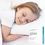 Kinderkopfkissen Kissen 40x60 - Ergonomisches Kissen Kinder für weiche Träume - Komfortkissen Kinder für optimale Stützkraft - Baby Kissen mit Baumwollbezug & waschbar 60°C - Made in Spain & Öko-Tex