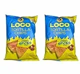 2x Loco Snacks Tortilla Chips Oriental Spices 100g | Würzig & knusprig | Perfekt zum Dippen | Trendige Neue Luciano Chips