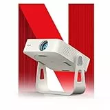 Smart Beamer Netflix Offiziell Mini Projektor 4K mit Autofokus ＆ Trapezkorrektur, VOPLLS 700ANSI 1080P Full HD WiFi6 Bluetooth Beamer Klein Heimkino/Outdoor 360° Drehbar Projector für Handy (Weiß)