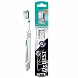 Dr.BEST Vibration multi expert Zahnbürste, Mittel (1 Stück), für eine gründliche 3-Zonen-Reinigung mit der Kraft von 20.000 Vibrationen pro Minute