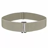 Cobee Unsichtbarer Damengürtel, verstellbarer elastischer Gürtel mit flacher Schnalle, kein sichtbarer Taillengürtel für Jeans, Hosen, Kleider (Khaki)
