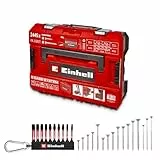 Einhell E-Case Schrauben-Set 2445-tlg. (Universalschrauben T10-T30, Senkkopf, 20-120 mm Länge, Impact Bit-Set 10-tlg. zusätzlich enthalten)