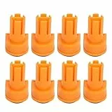 Schraubzwingen für die Werkbank, 8 Stück Bankhund, 19 mm Nylon-Werkbank-Peg-Bremsanschlag, hochfester Holzbearbeitungs-Desktop-Anschlagzapfen zum Klemmen und Befestigen auf Holzbearbeitungstischen