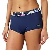 Firefly Moon Badehose Navy Dark/Flower 36