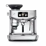 Sage - The Oracle Jet - Siebträgermaschine, Espressomaschine mit integriertem Mahlwerk - Manueller & automatischer Milchaufschäumer - 1600W - 14 Voreinstellungen, inkl. Knock Box - Edelstahl