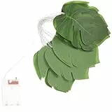 SOLUSTRE Led Lichterkette Blattform 98 Zoll Dekorative Innenbeleuchtung Ohne Batterien Für Party Wohnzimmer Und Festliche Atmosphäre