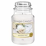 Yankee Candle Duftkerze im Glas (groß) | Wedding Day | Brenndauer bis zu 150 Stunden