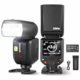 NEEWER Z880-C 2,4G 76Ws TTL Kamera Blitz Speedlite Flash Kompatibel mit Canon und Godox, Benutzeroberfläche Modellierlicht TTL/M Schnellschalter TCM Taste, 1/8000s HSS 7,2V/3000mAh 600 Volle Leistung