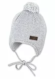 Sterntaler Unisex Kinder Ocs Strickmütze Strickmütze, silber melange, 39