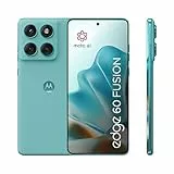 Motorola Edge 60 Fusion Smartphone (6,76“-Super-HD-Display, 50-MP-Kamera mit Moto-AI, 8/256 GB, 5200 mAh, Android 15) Pantone Amazonite, inkl. Schutzcover + Handyhalter