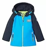 first instinct by killtec Kinder Softshelljacke/Outdoorjacke mit Kapuze FIOS 12 MNS SFTSHLL JCKT, azur, 110-116, 42894-000