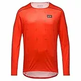 GORE WEAR Herren Contest Langärmeliges Shirt, Rot, XL EU