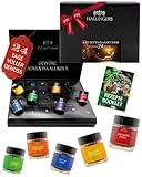 Hallingers Genuss Manufaktur Gewürz Adventskalender – 24 Gewürze & Gewürzmischungen aus aller Welt, Kochen Grillen Würzen Set, Geschenkidee für Männer Frauen, Premium Weihnachtskalender 2025
