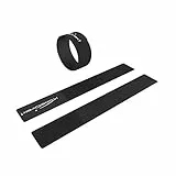 KabelDirekt – 16x Klett Kabelbinder – 16 cm lang × 2 cm breit – Kabelmanagement mit Klettverschluss, wiederverschließbar/wiederverwendbar, wasserdicht (für Kabel, Werkzeuge und viel mehr – schwarz)