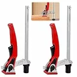 2 Stück Spannelement mit Hebelgriff, Ganzstahl Tischzwinge für Multifunktionstische, 20mm Spannelement, Niederhalter Hebelzwinge Spannbereich 160mm, für Werkbank Schnellspannzwinge, Werkbänken & CNC