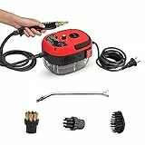 Irishom Tragbarer Dampfreiniger 2500W Tragbarer Dampfreiniger Hochtemperatur-Dampfreinigungsmaschine mit Köpfen für Küchenmöbel Badezimmer Auto