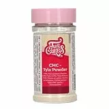 FunCakes CMC Pulver für Fondant, Tylo Powder, Zum Härten von Fondant zum Modellieren, zur Herstellung von essbarem Kleber, Hält die Feuchtigkeit in Kuchen und Teigen, 60 G