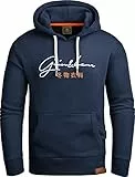 Grin&Bear Hoodie Herren Sweatshirt GEC703 Navy XL