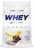 ALLNUTRITION WPC Whey Protein Pulver mit Aminosäuren - Eiweiss Protein Pulver - Fettarmes Proteinpulver Isolate für Muskelaufbau und Erholung nach dem Fitness - 908g - Chocolate Banana