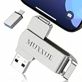 MUXXUE Speicherstick Phone USB Stick 64GB Ohne EIN App Herunterzuladen 3 in 1 USB Stick für Phone,1Pad,OTG Android Handy,PC