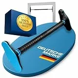 ELANI – sichere Klimmzugstange 70-90 cm bis 300 kg für Türrahmen ohne Bohren mit innovativer Gewindesperre – Pull Up Bar, Türreck Klimmzugstange Türrahmen, Klimmzug, Klimzugststange (_Blau)